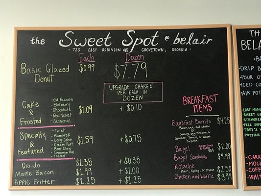 Menu photo 5 Belair Donuts Grovetown, GA Menu photo 5 Belair Donuts Grovetown, GA
