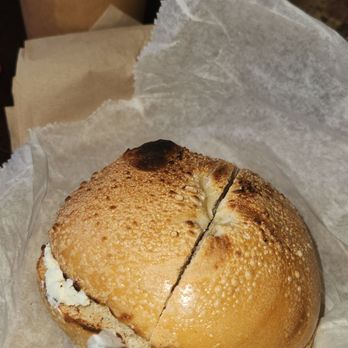 The Bagel Market - Iced Coffee with a cinnamon Raisin Bagel with plain cream cheese - Bagels Near Me - Brooklyn, New York The Bagel Market - Iced Coffee with a cinnamon Raisin Bagel with plain cream cheese - Bagels Near Me - Brooklyn, New York