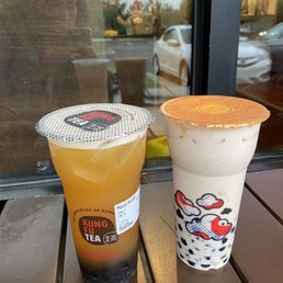PASSION FRUIT GREEN TEA and Red Bean Wow
