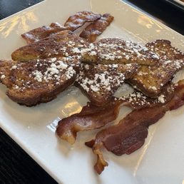 French Toast and bacon French Toast and bacon