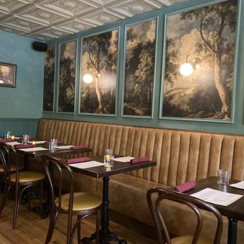 Foxhole Tavern - Bench Seating as viewed from center tables - Cajun/Creole Near Me - Aspinwall, Pennsylvania