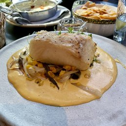 Halibut was ok. A bit overcooked