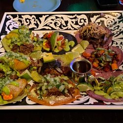 Machete Tequila + Tacos - Mix and match 12 tacos (veggie, vegan, shrimp, sirloin, birria)