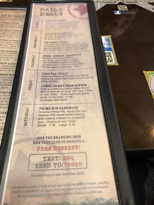 Menu photo 8 Branding Iron BBQ Harrisonville, MO