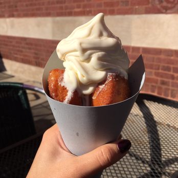 Urbanbelly - "bao-nuts": vanilla soft serve on deep-fried mini baos - Asian Fusion Near Me - Chicago, Illinois Urbanbelly - "bao-nuts": vanilla soft serve on deep-fried mini baos - Asian Fusion Near Me - Chicago, Illinois