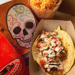 Cantina Curbside Grill - Pork Burnt End Taco... Beans & Rice