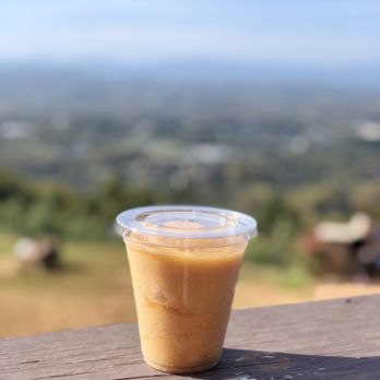 Carter Mountain Orchard - 10/19/2020: Sweet apple cider slushie - Pick Your Own Farms Near Me - Charlottesville, Virginia