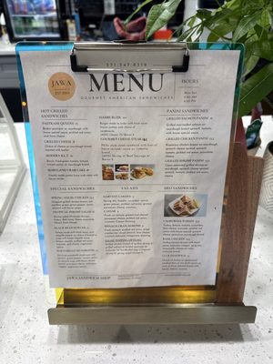 Menu photo 2 Jawa sandwich shop Alexandria, VA