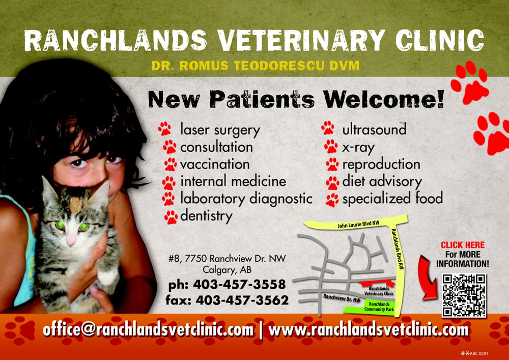 RANCHLANDS VETERINARY CLINIC Updated September 2024 7750 Ranchview