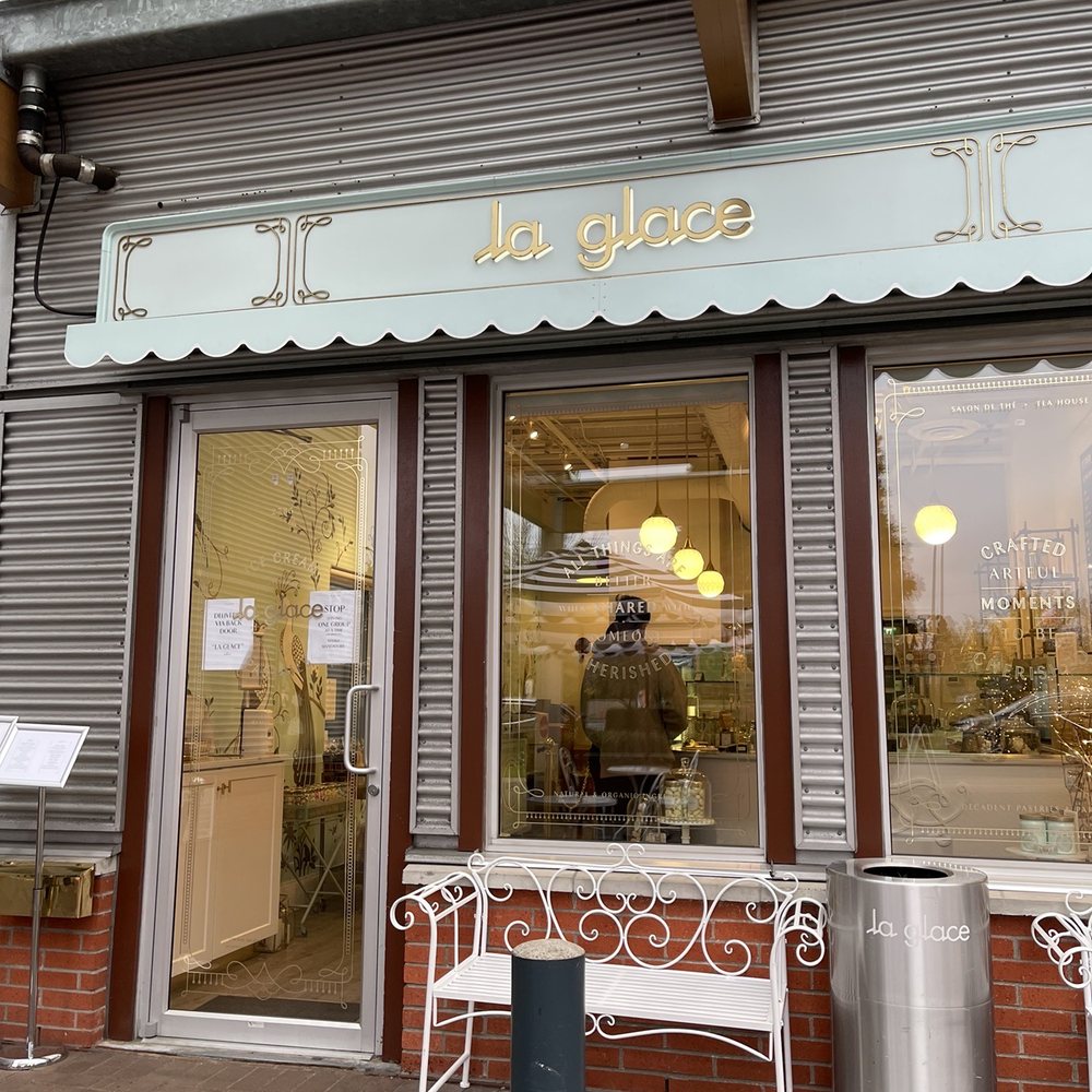 the front entrance of a store
