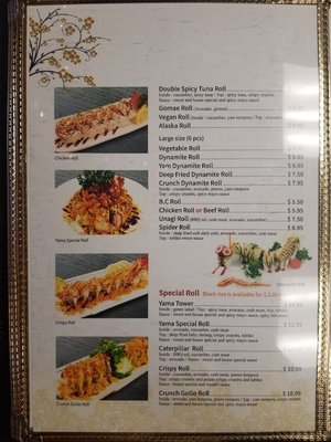 Menu photo 6 Sushi Yama Chilliwack, BC Menu photo 6 Sushi Yama Chilliwack, BC