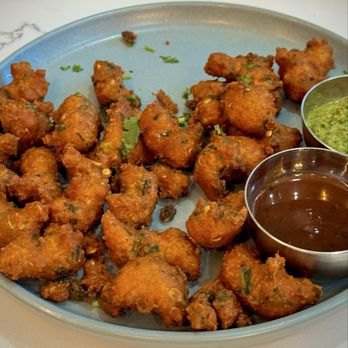 Garam Mirchi - Pure Veg Indo-Chinese & Rajasthani Cuisine - Moong Dal Pakora - Indian Near Me - Santa Clara, California Garam Mirchi - Pure Veg Indo-Chinese & Rajasthani Cuisine - Moong Dal Pakora - Indian Near Me - Santa Clara, California