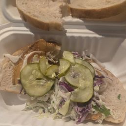Buffalo chicken sandwich with no chicken Buffalo chicken sandwich with no chicken