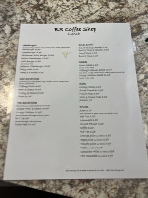 Menu photo 6 B S Coffee Shop Clovis, CA