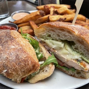 13th Street Pub & Grill - Turkey and Brie sandwich (sub turkey for salmon) - Bars Near Me - Boise, Idaho 13th Street Pub & Grill - Turkey and Brie sandwich (sub turkey for salmon) - Bars Near Me - Boise, Idaho