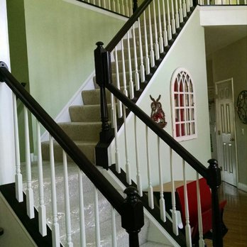 Two Touch Home Improvement - Refinished stairway - Painters Near Me Two Touch Home Improvement - Refinished stairway - Painters Near Me