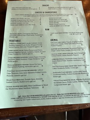 Menu photo 4 Odd Duck Milwaukee, WI