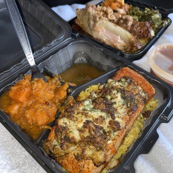 Chef Rell's Place - Stuffed salmon - Personal Chefs Near Me