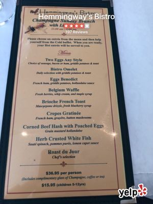 Menu photo 8 Hemmingway's Bistro Oak Park, IL