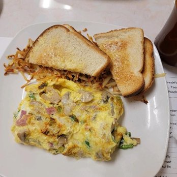 Marina Village Restaurant - Denver omlet, hash brown and white toast $15.99 - American Near Me - Marina, California Marina Village Restaurant - Denver omlet, hash brown and white toast $15.99 - American Near Me - Marina, California