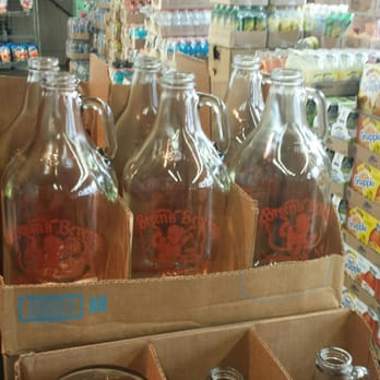 McBreens Beverage - a display of bottles in a grocery store - Beer, Wine & Spirits Near Me - Lynbrook, New York