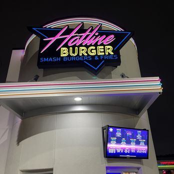 Hotline Burger - Cool sign! - Burgers Near Me - Houston, Texas Hotline Burger - Cool sign! - Burgers Near Me - Houston, Texas