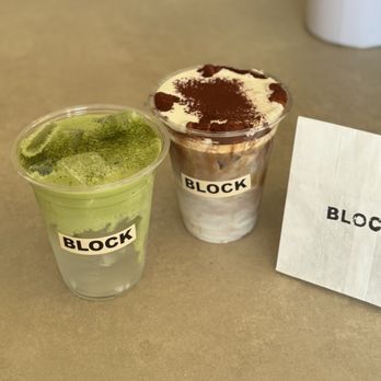 Block Coffee - Coconut Matcha Cloud & Einspanner Latte - Coffee & Tea Near Me - San Jose, California