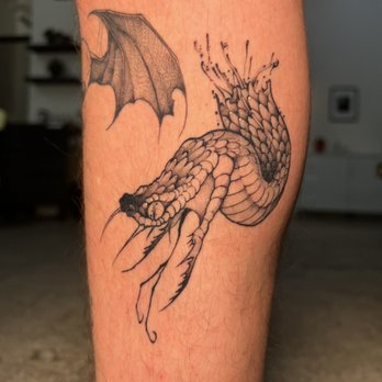 Black Serpents - Ripped apart snake done by Josue. - Tattoo Near Me - Los Angeles, California Black Serpents - Ripped apart snake done by Josue. - Tattoo Near Me - Los Angeles, California