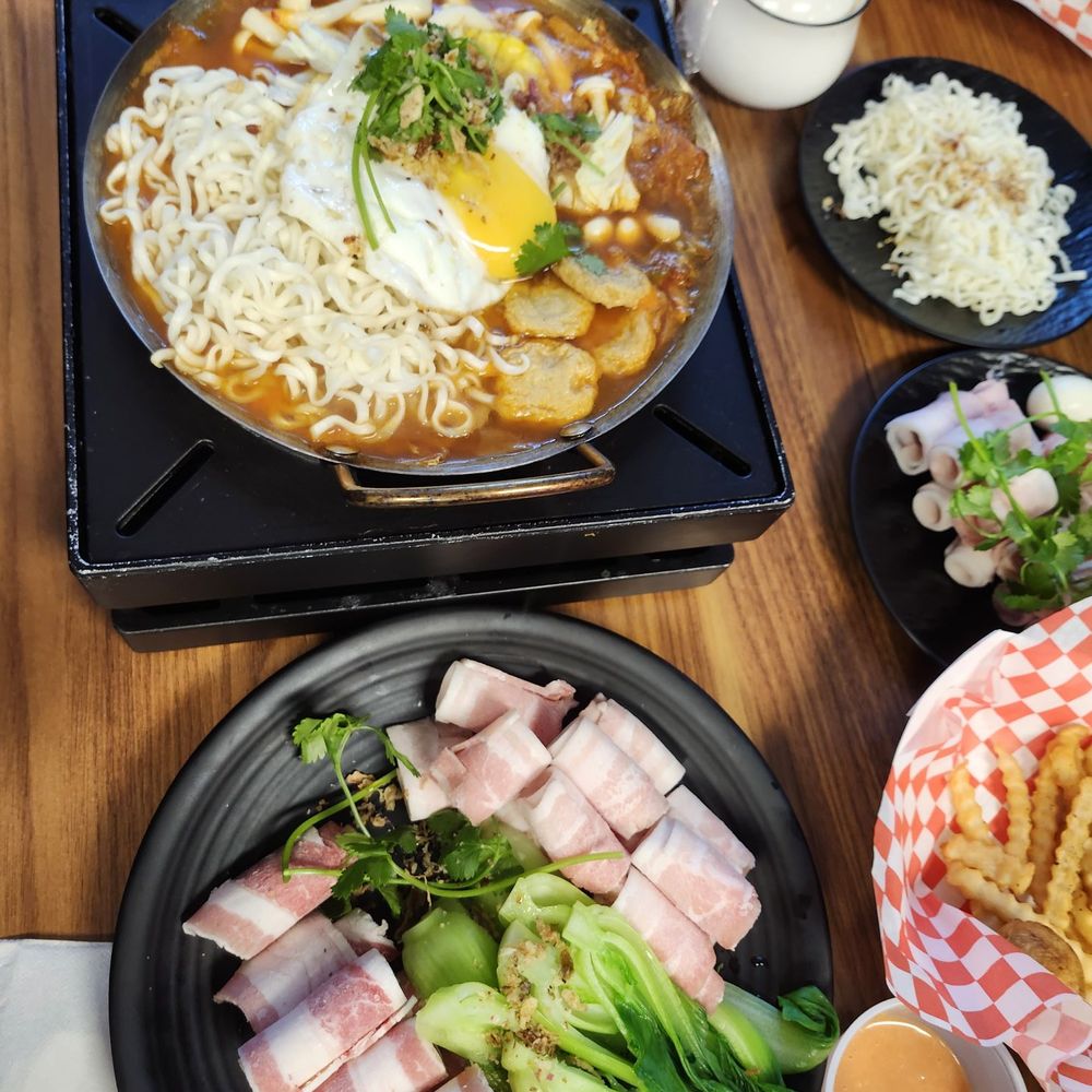 May Cafe - Kimchee hotpot with sides - Cafes Near Me - Lakewood, Washington May Cafe - Kimchee hotpot with sides - Cafes Near Me - Lakewood, Washington