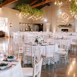 Wild Bunches Floral - hanging greenery and reception hall