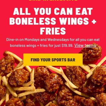 Buffalo Wild Wings - The promo. - American Near Me - Henderson, Nevada Buffalo Wild Wings - The promo. - American Near Me - Henderson, Nevada