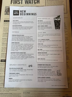 Menu photo 4 First Watch Clearwater, FL Menu photo 4 First Watch Clearwater, FL