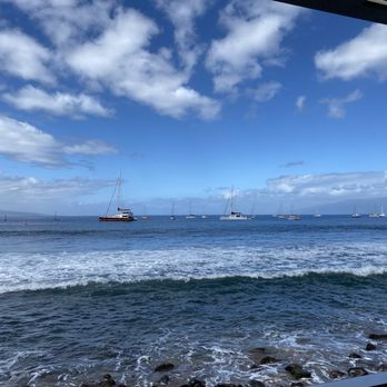 Mala Ocean Tavern - View from lanai - Seafood Near Me - Lahaina, Hawaii Mala Ocean Tavern - View from lanai - Seafood Near Me - Lahaina, Hawaii