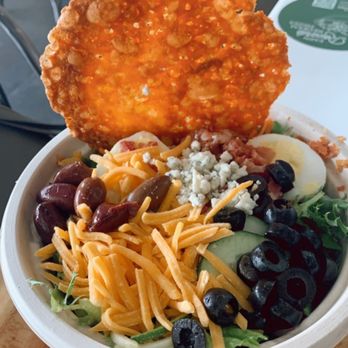 Salad Station - I made a Cobb salad with a cheddar crisp - Salad Near Me - Hattiesburg, Mississippi