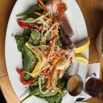 Schooners Monterey - Seafood salad minus crispy noodles - Seafood Near Me - Monterey, California Schooners Monterey - Seafood salad minus crispy noodles - Seafood Near Me - Monterey, California