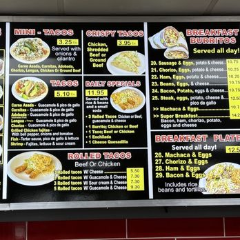 California Burrito - Menu - Mexican Near Me - Galt, California