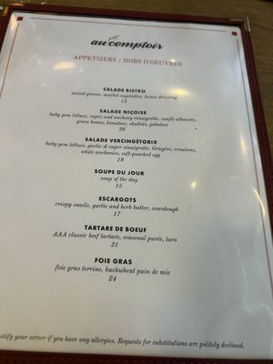Menu photo 3 Au Petit Comptoir Vancouver, BC