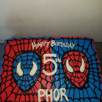 Krazy Kake House - a spider - man birthday cake - Cupcakes Near Me - Chicago, Illinois Krazy Kake House - a spider - man birthday cake - Cupcakes Near Me - Chicago, Illinois