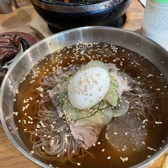 Tang Jip - Mul Nangmyeon (cold buckwheat noodle soup) - Korean Near Me - Concord, California
