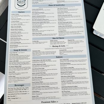 Juniper on Main - Menu - Southern Near Me - Carmel, Indiana Juniper on Main - Menu - Southern Near Me - Carmel, Indiana