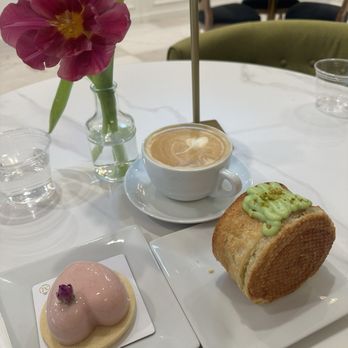 Marvel Cake - Coffee, Strawberry Mousse Tart, Pistachio Croissant. All very beautiful made. - Bakeries Near Me - Walnut Creek, California Marvel Cake - Coffee, Strawberry Mousse Tart, Pistachio Croissant. All very beautiful made. - Bakeries Near Me - Walnut Creek, California