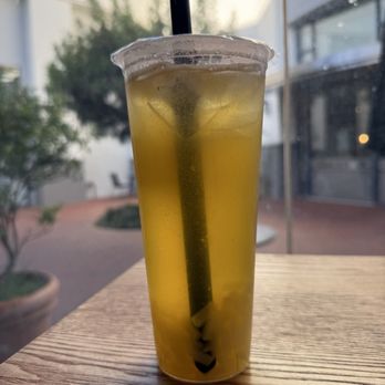 COMEBUYTEA - Jasmine Green Tea with pineapple juice and coconut jelly - Bubble Tea Near Me - Huntington Beach, California COMEBUYTEA - Jasmine Green Tea with pineapple juice and coconut jelly - Bubble Tea Near Me - Huntington Beach, California