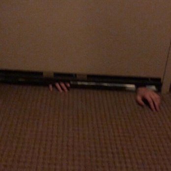 Hilton Chicago O'Hare Airport - Gap between door and floor - Hotels Near Me - Chicago, Illinois