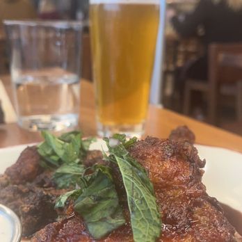 Publican Tavern - Wings and Charlatan pale ale - New American Near Me - Chicago, Illinois Publican Tavern - Wings and Charlatan pale ale - New American Near Me - Chicago, Illinois