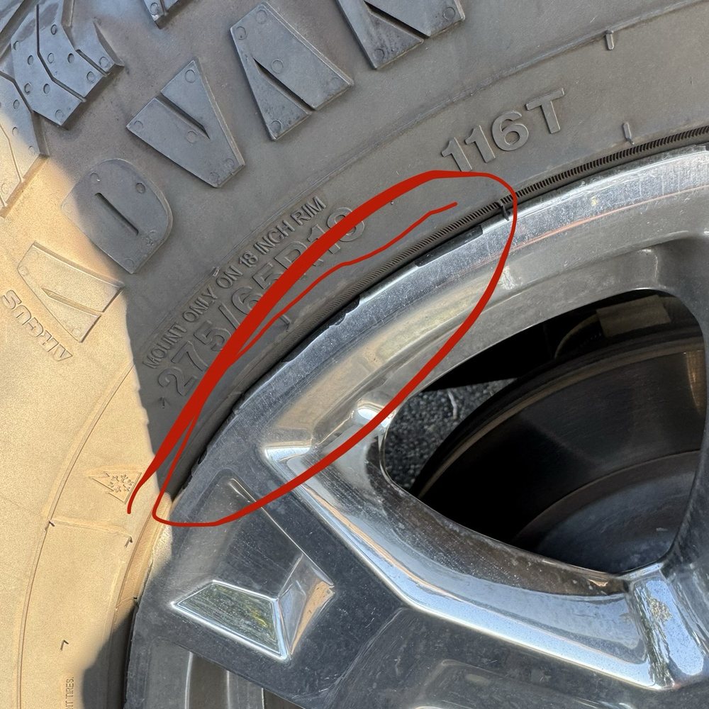 Texas Tires & Wheels - Chipped chrome - Tires Near Me - Katy, Texas