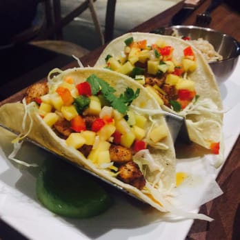 Eureka! - Marginal dry fish tacos with flavorless mango salsa and cabbage. I won't order these again. - American Near Me - Berkeley, California Eureka! - Marginal dry fish tacos with flavorless mango salsa and cabbage. I won't order these again. - American Near Me - Berkeley, California