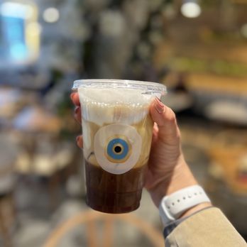 The Gyro Project - Iced Freddo Capp (~$6) - Salad Near Me - Fort Lee, New Jersey The Gyro Project - Iced Freddo Capp (~$6) - Salad Near Me - Fort Lee, New Jersey