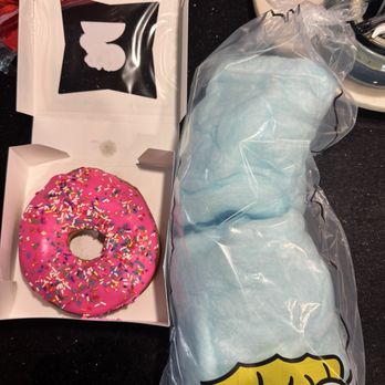 Lard Lad Donuts - Pink donut & cotton candy - Donuts Near Me - Universal City, California