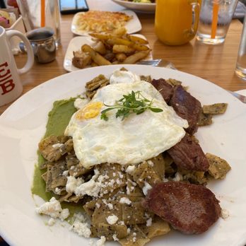 Early Bird - Chilaquiles and potatoes - New American Near Me - Fullerton, California