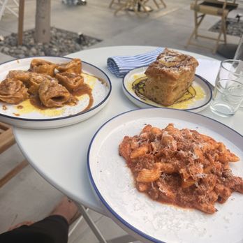 Maison Fox - Braised short rib pasta and bolognese with focaccia - Specialty Food Near Me - Fullerton, California